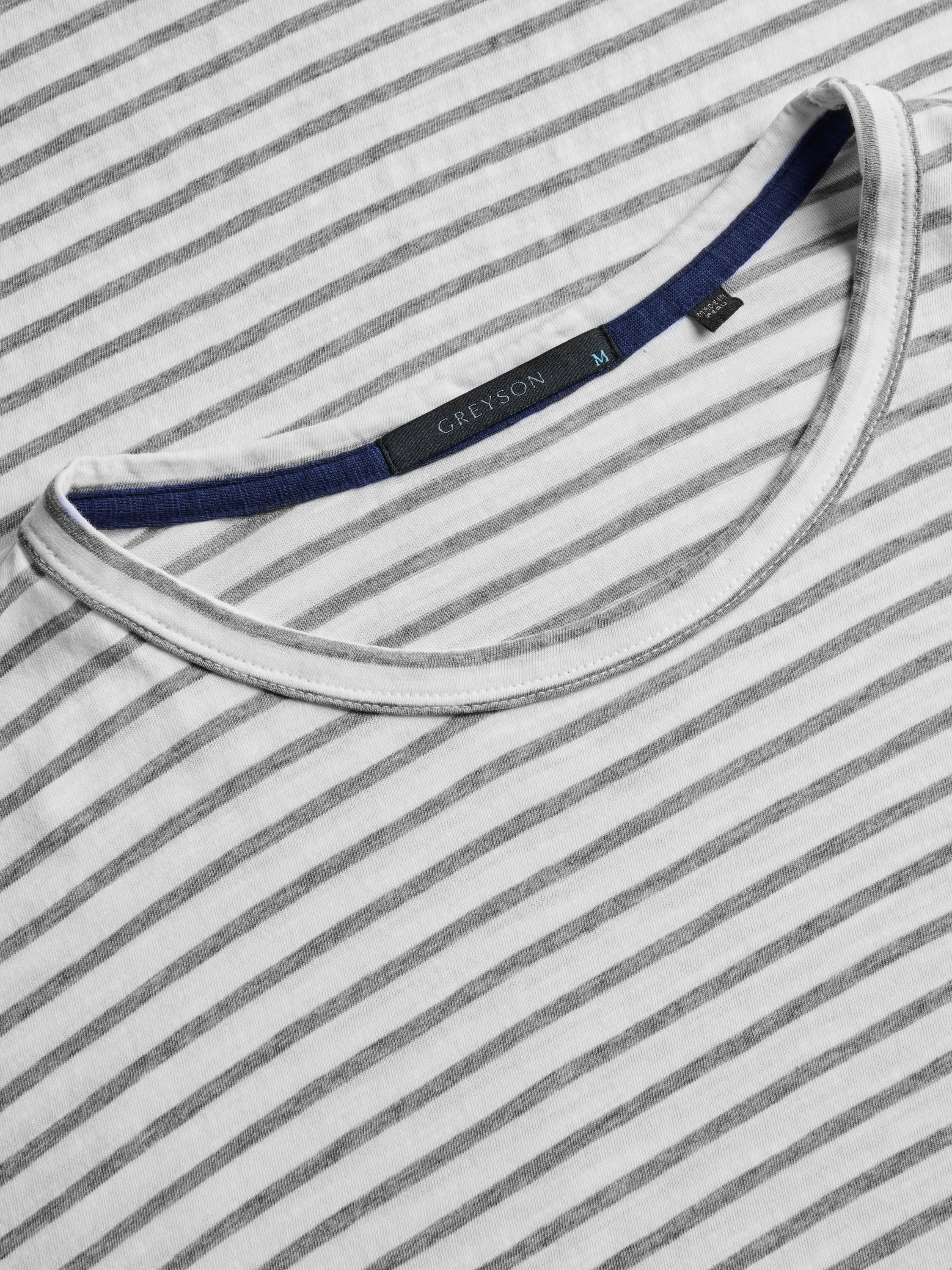 Alpha Slub Striped Short Sleeve Tee - Image 8