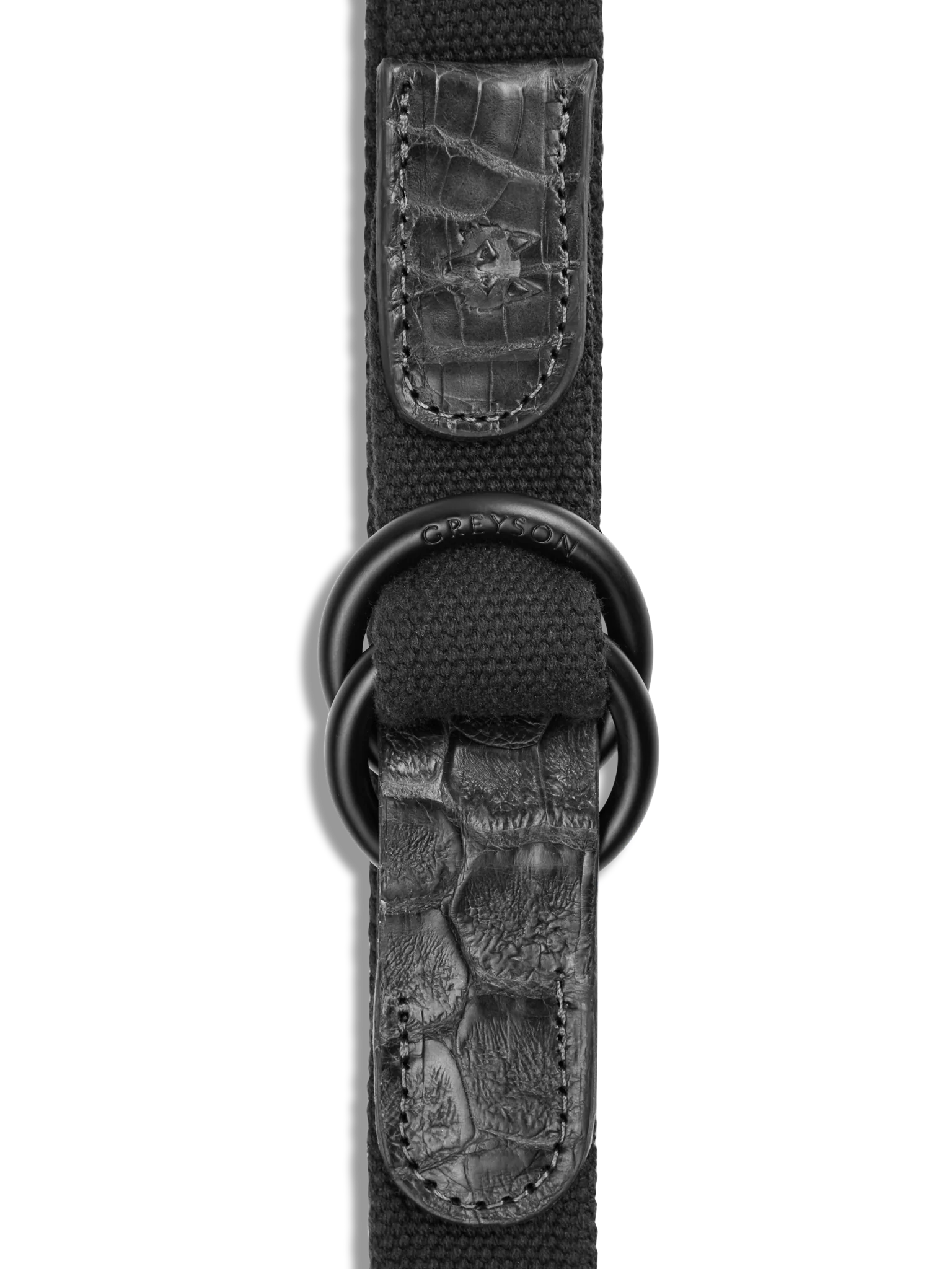 Canvas Croc O-Ring Belt - Image 2