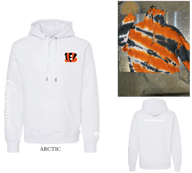 CINCINNATI BENGALS FIRESIDE HOODIE - OPTION C - Image 4