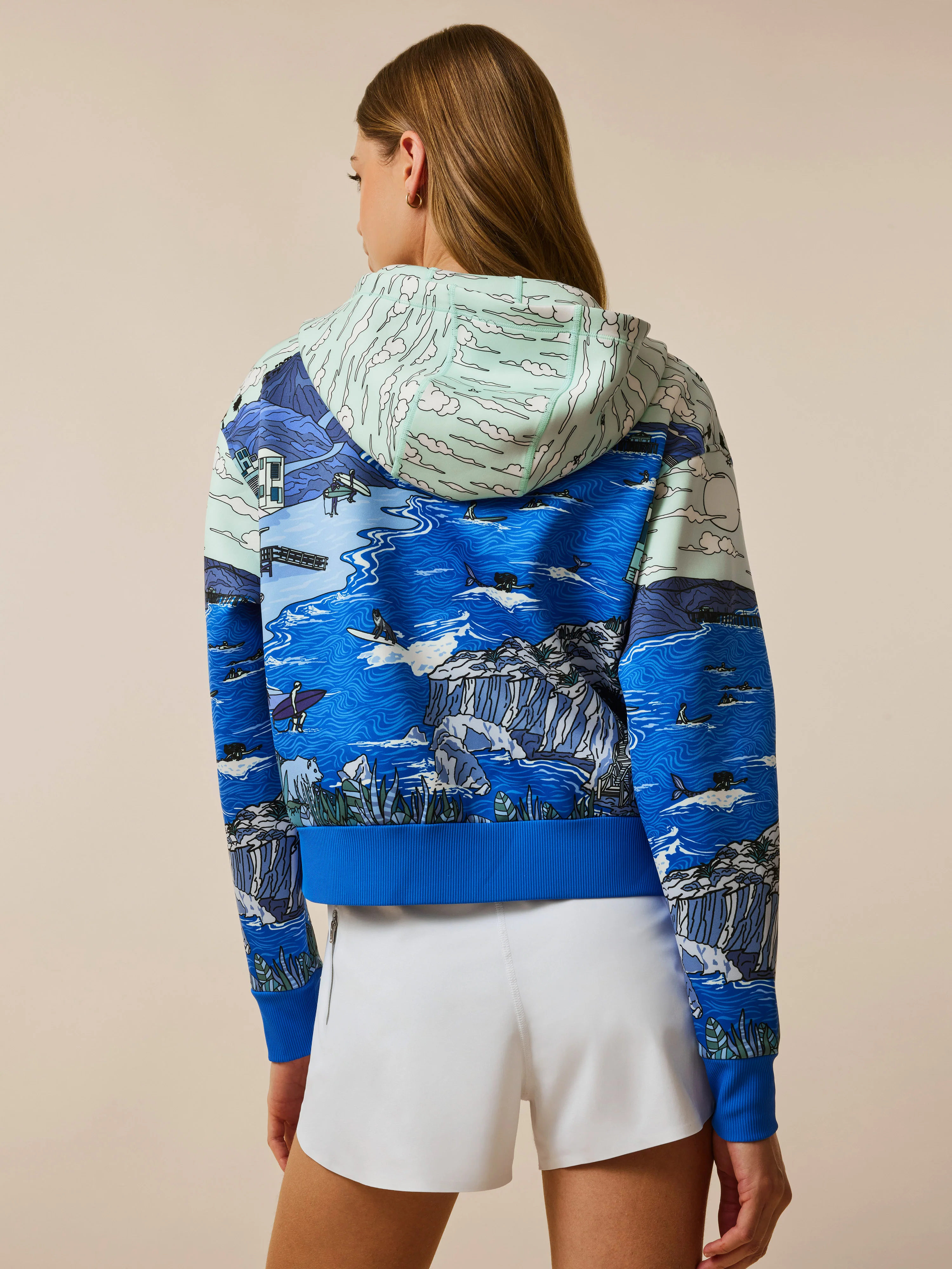 Coastal Dream Full-Zip Hoodie - Image 4