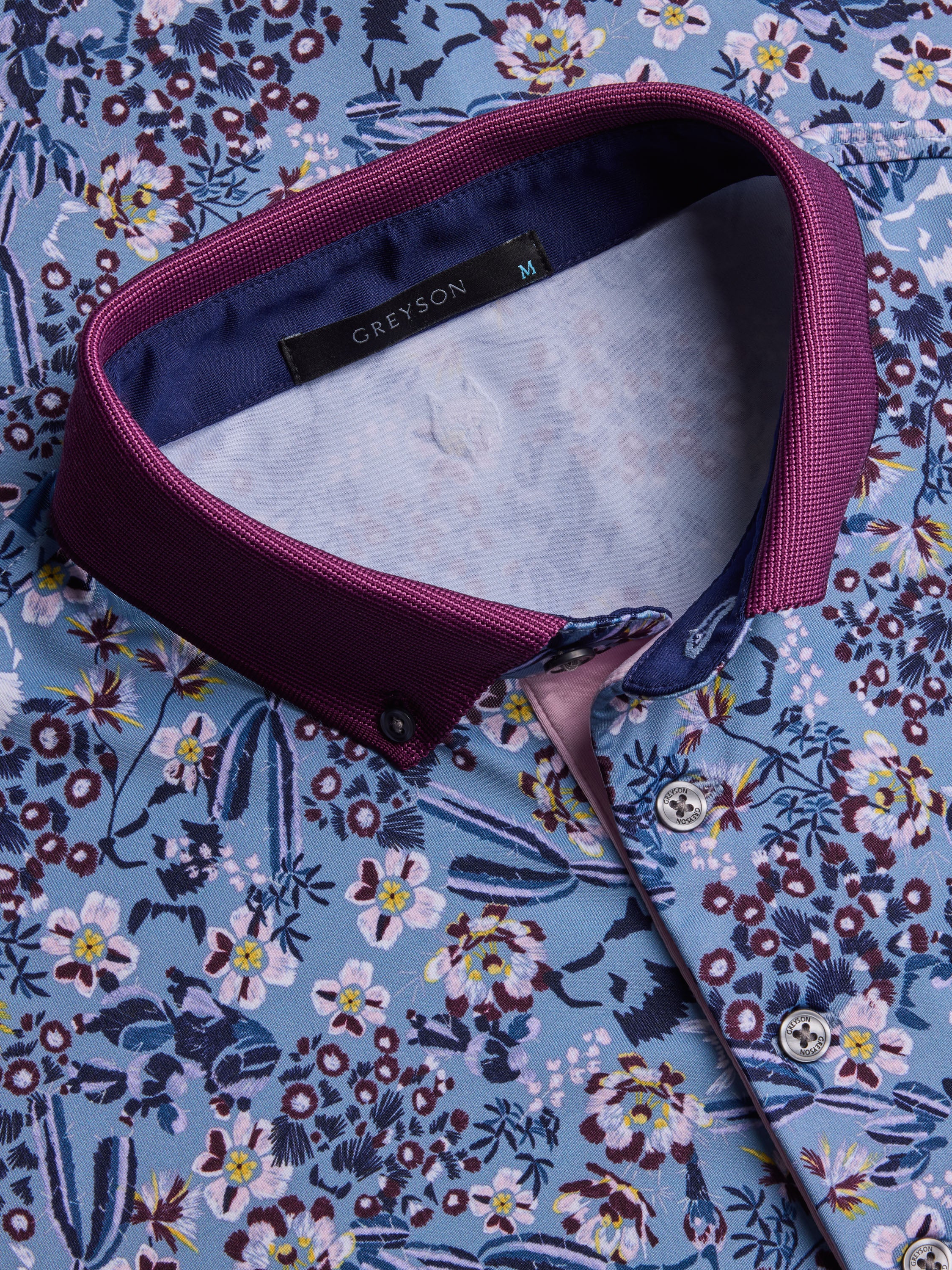 Desert Floral Short Sleeve Polo - Image 3