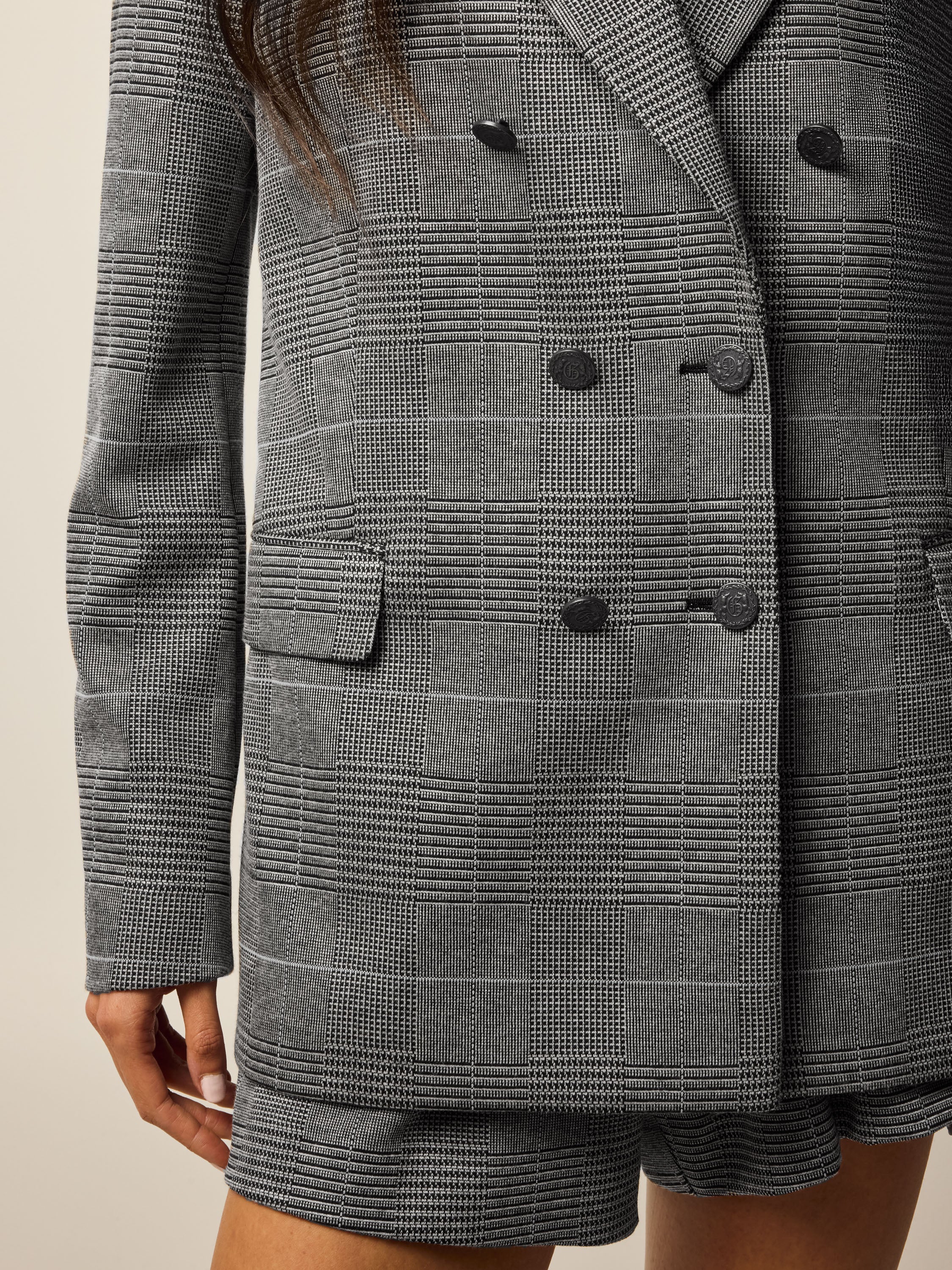 Glen Plaid Blazer - Image 4
