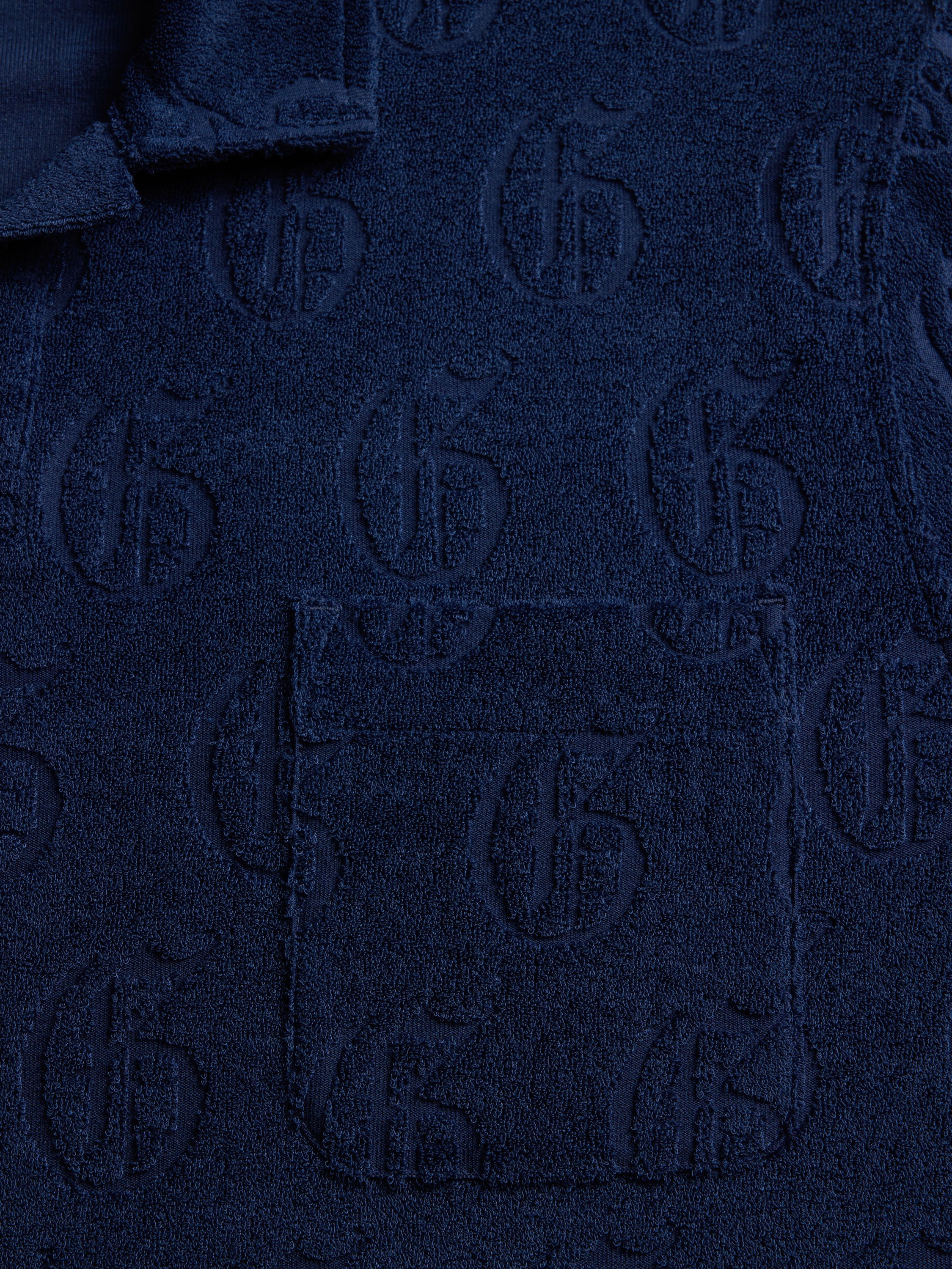 Gothic "G" Jacquard Terry Short Sleeve Polo - Image 4