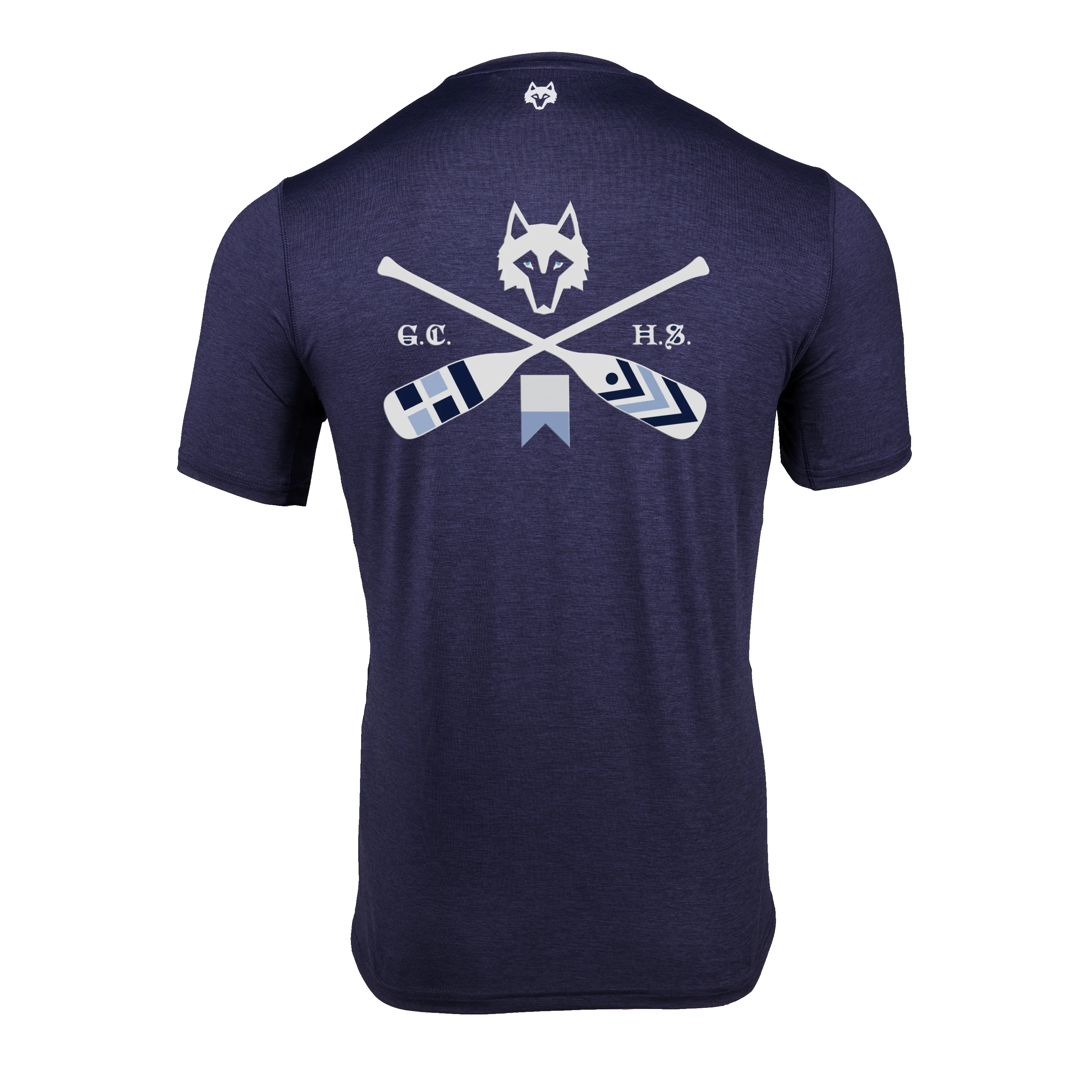 H.S. Crossed Paddles Guide Sport Short Sleeve Tee - Image 2
