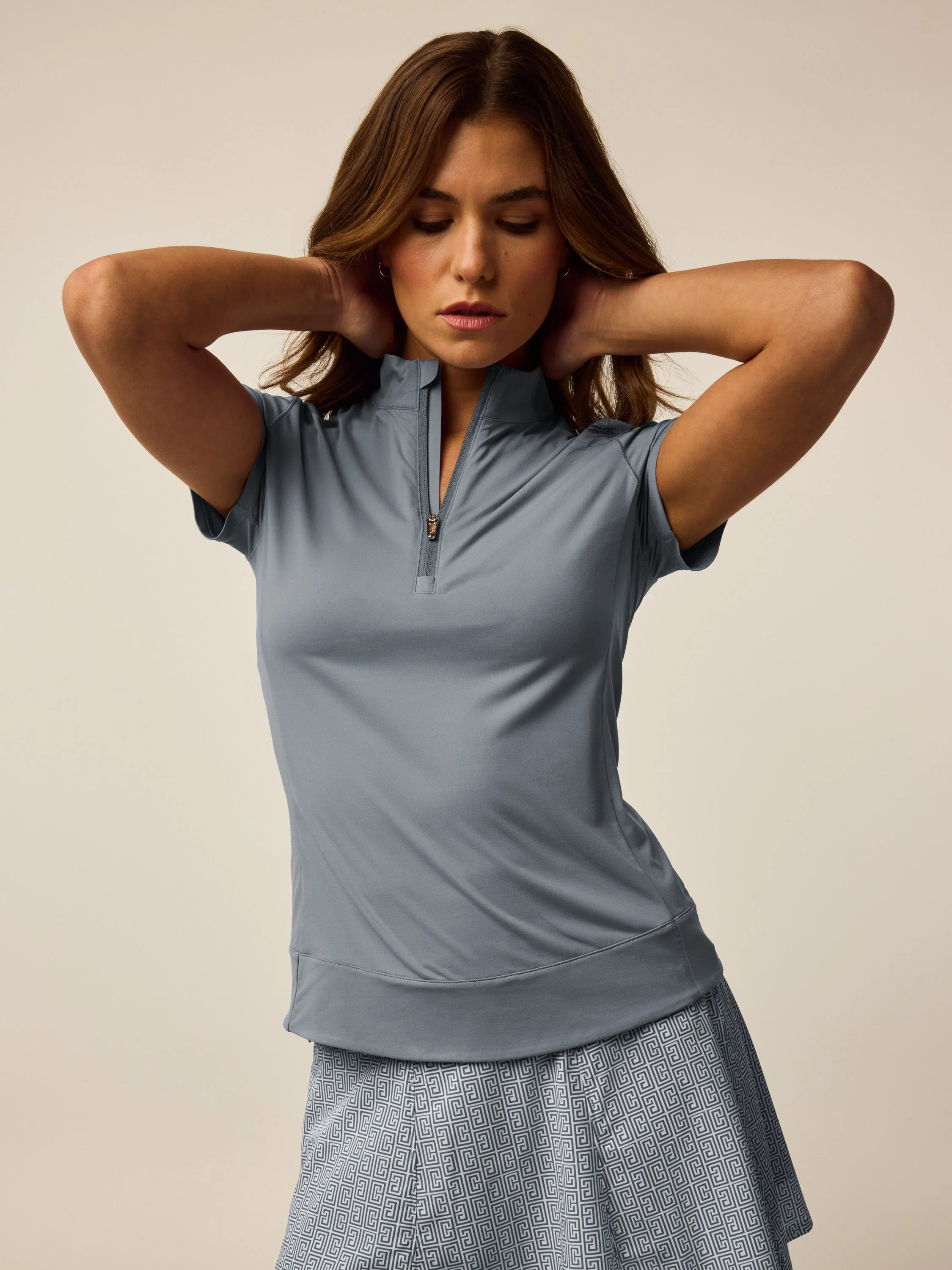 Halley Short Sleeve Quarter-Zip - Image 23
