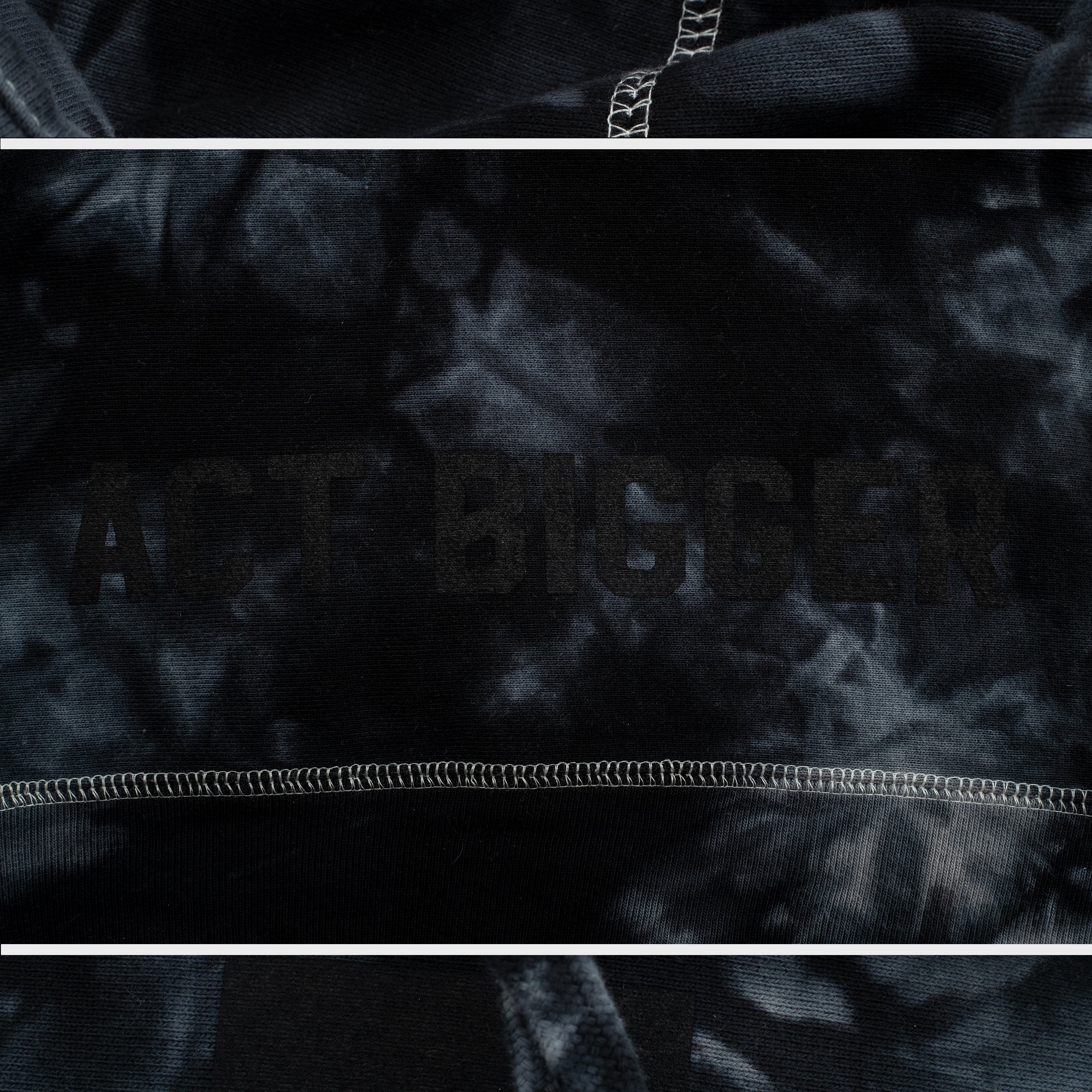 Spirit Wolf Tie-Dye Fireside Hoodie - Image 4
