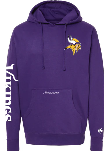 MINNESOTA VIKINGS LIGHTWEIGHT HOODIE - OPTION B - Image 2