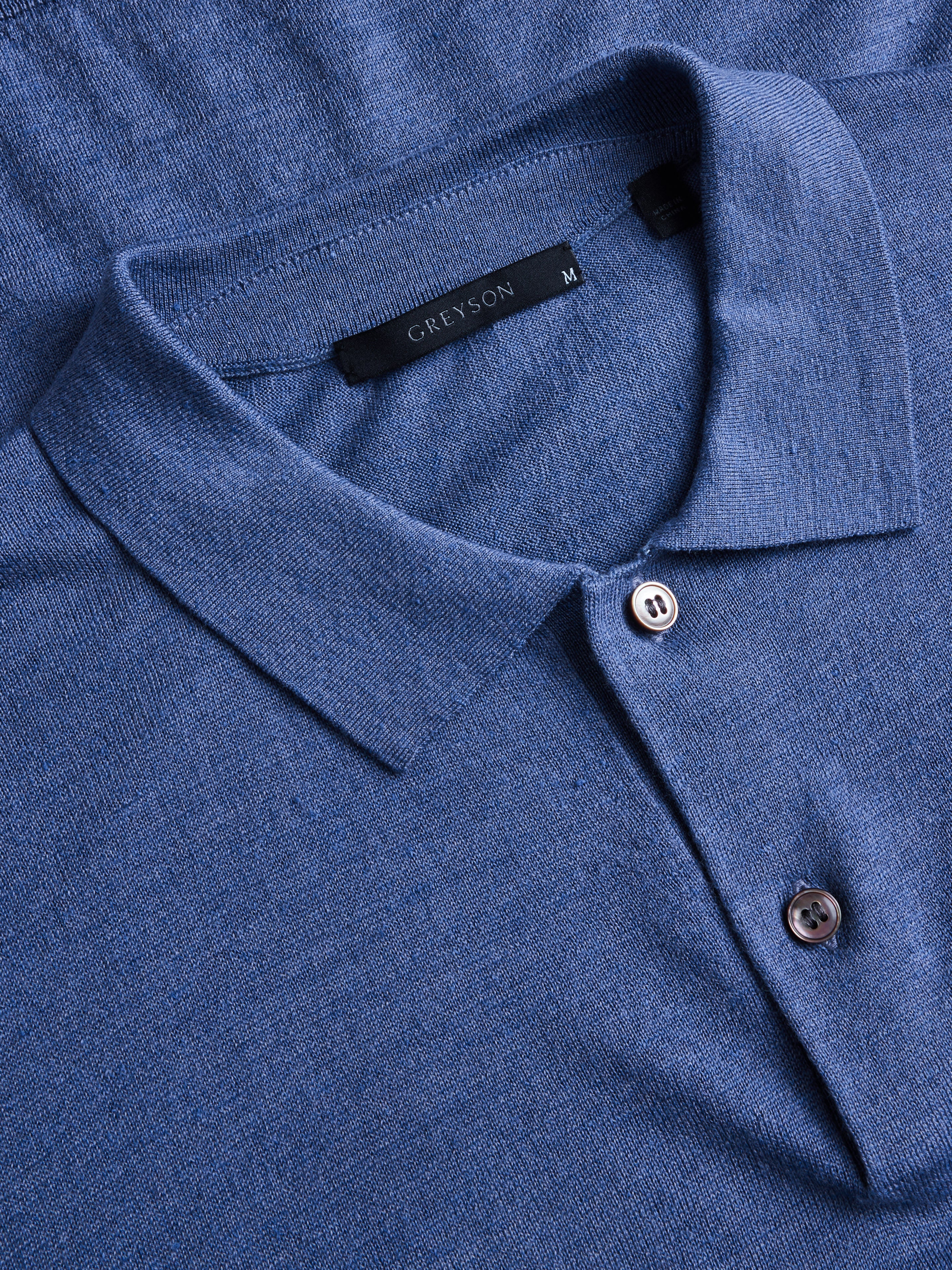 Napeague Short Sleeve Sweater Polo - Image 9
