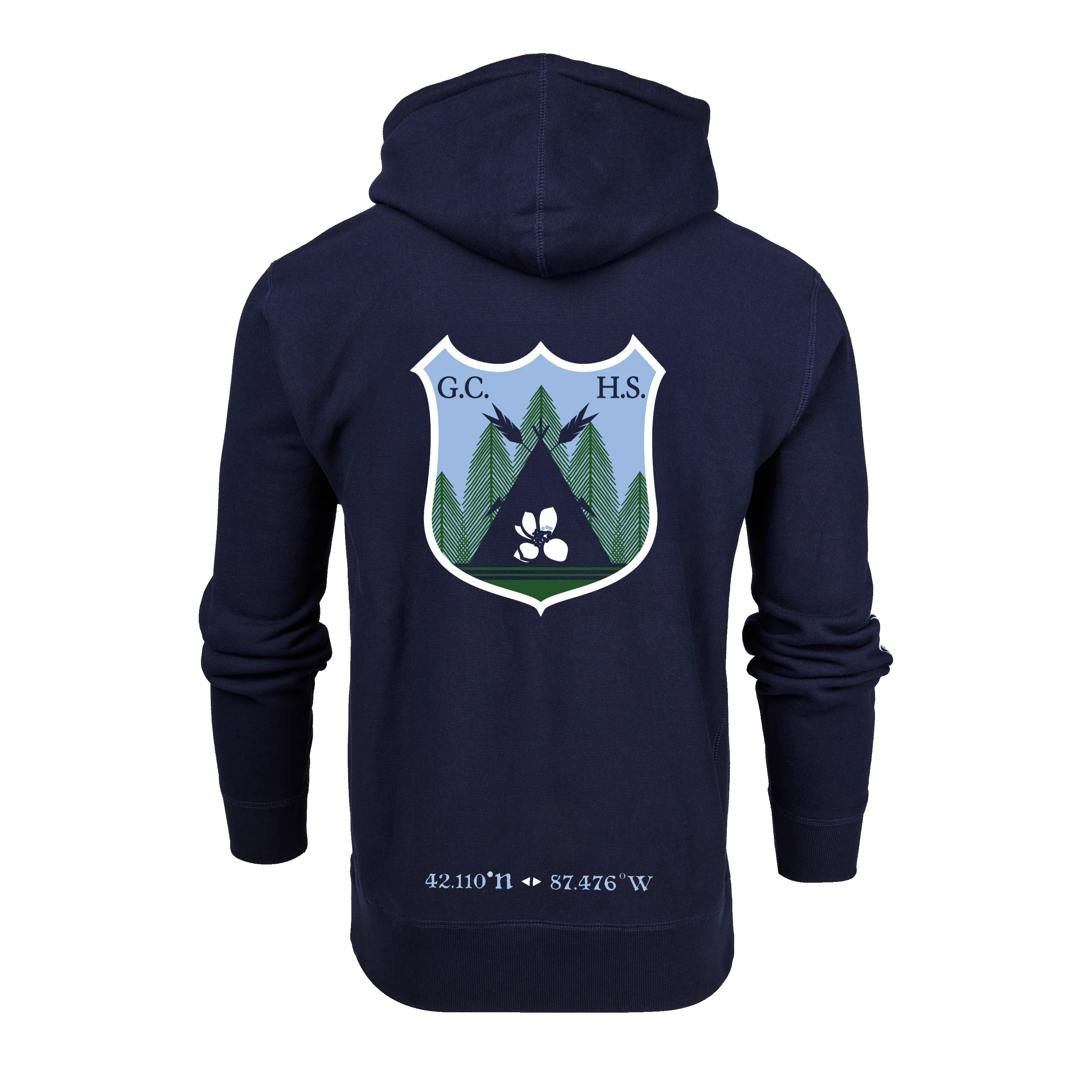 Paddling Wolf Fireside Hoodie - Image 2