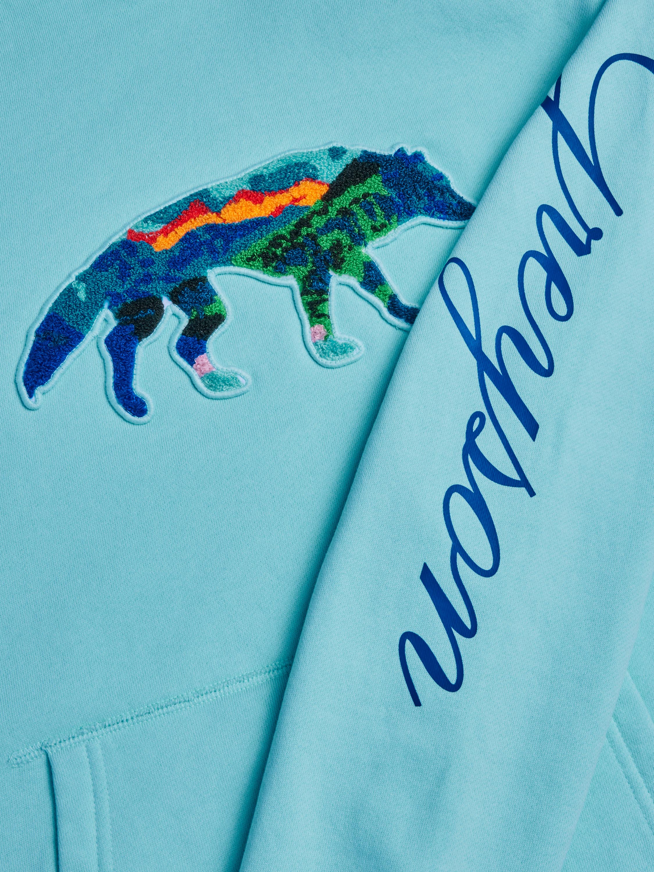 Painted Mountain Stalking Wolf Aspen Hoodie - Image 5