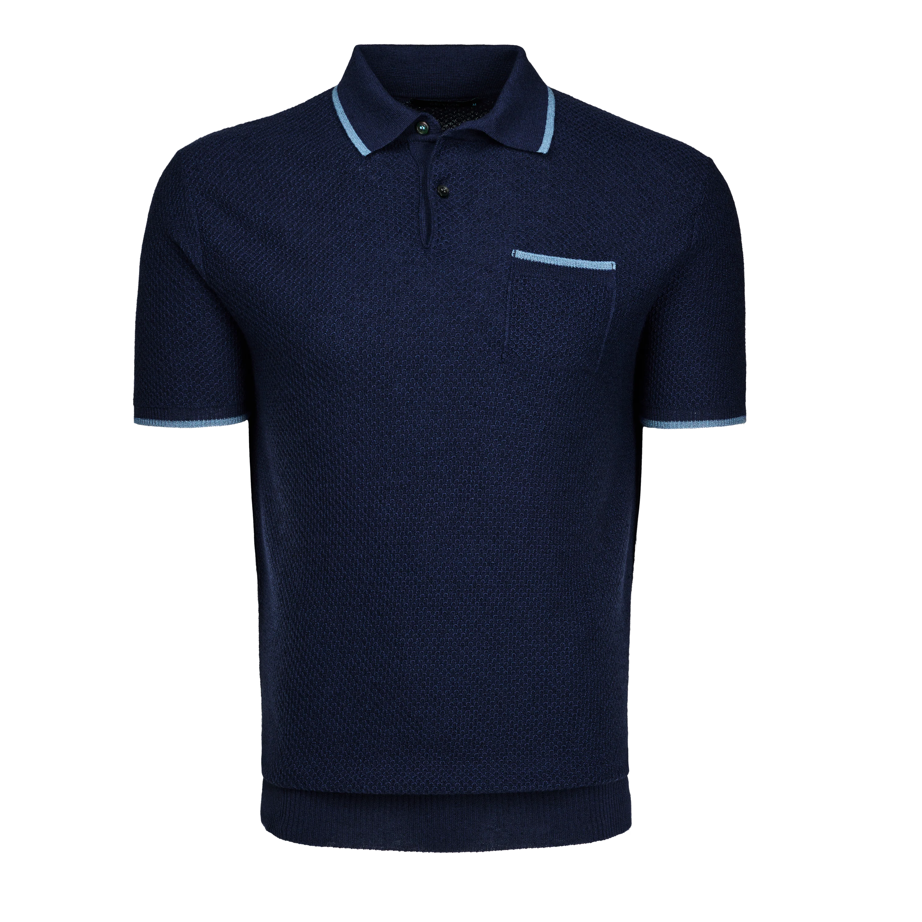 Seneca Short Sleeve Sweater Polo - Image 6