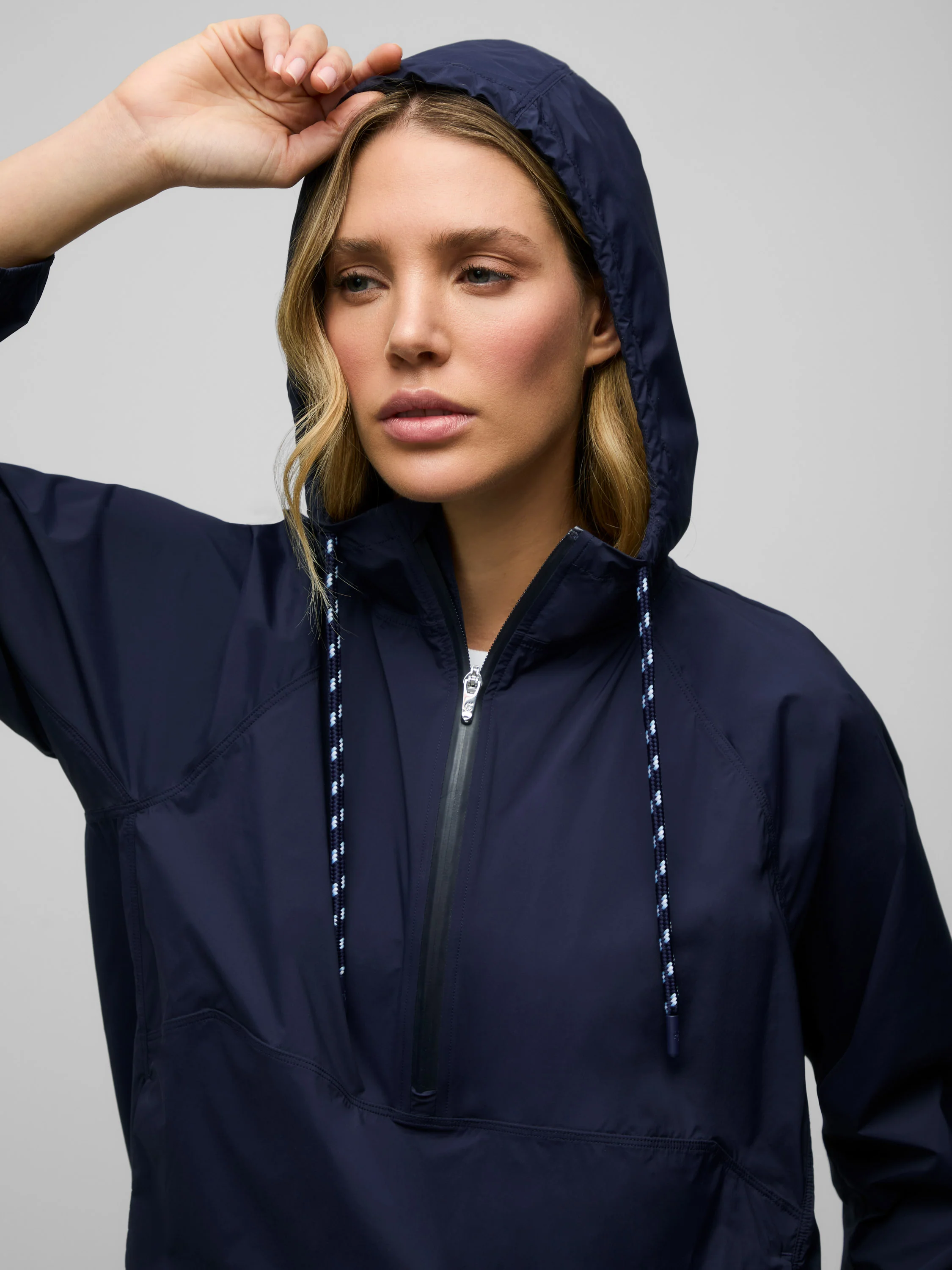 Wind Half-Zip Drawcord Jacket - Image 2