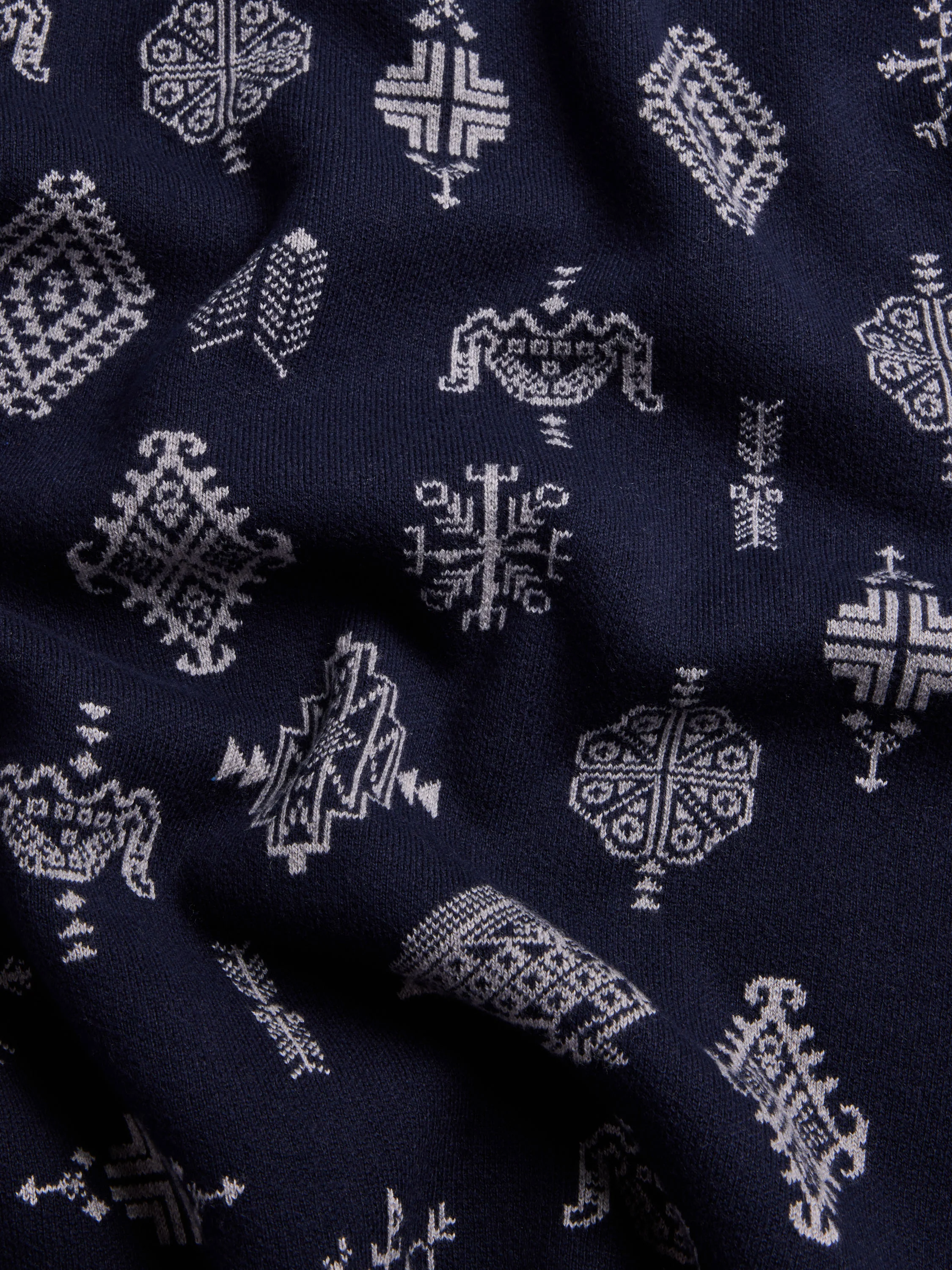 Woven Spirits Shawl Collar Sweater - Image 6