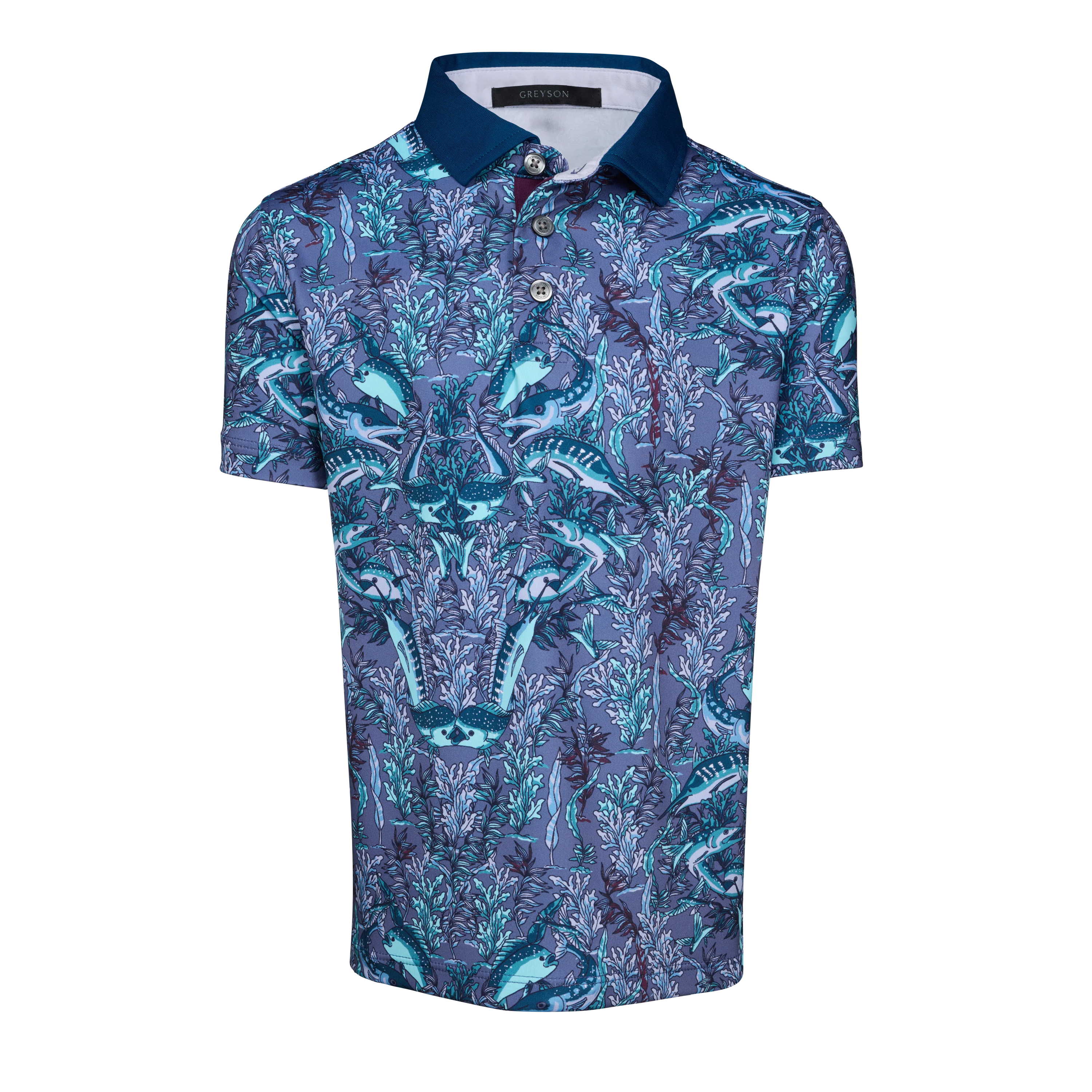 Boy's Marlin Curiosities Short Sleeve Polo